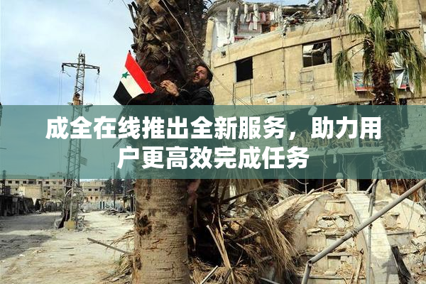 成全在线推出全新服务，助力用户更高效完成任务