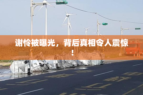 谢怜被曝光，背后真相令人震惊！