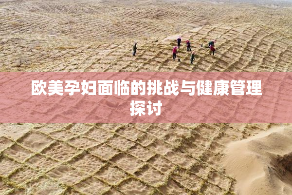 欧美孕妇面临的挑战与健康管理探讨