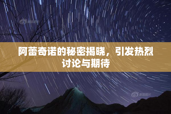 阿蕾奇诺的秘密揭晓，引发热烈讨论与期待