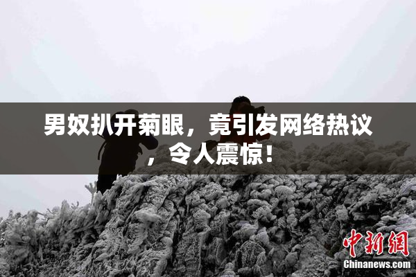男奴扒开菊眼，竟引发网络热议，令人震惊！