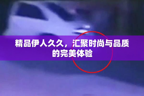 精品伊人久久，汇聚时尚与品质的完美体验