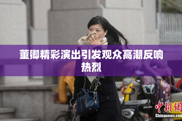 董卿精彩演出引发观众高潮反响热烈