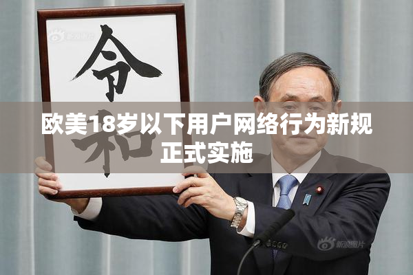欧美18岁以下用户网络行为新规正式实施
