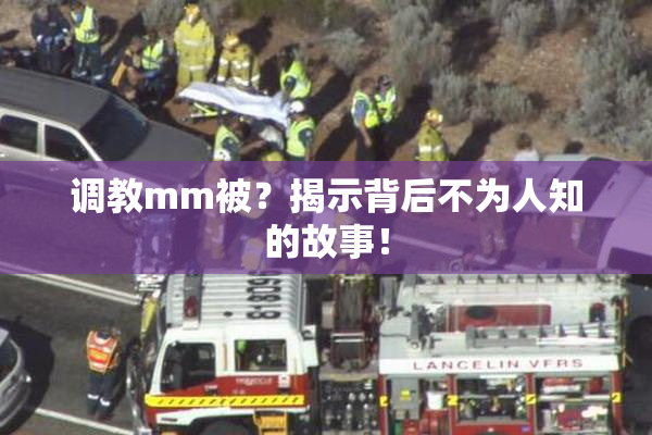 调教mm被？揭示背后不为人知的故事！