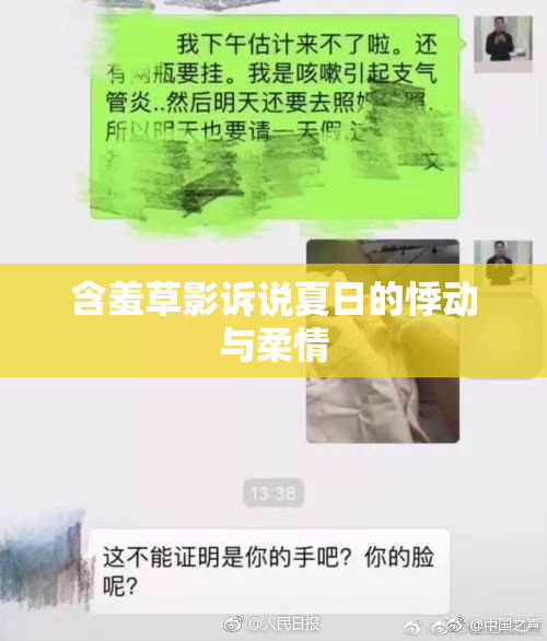 含羞草影诉说夏日的悸动与柔情