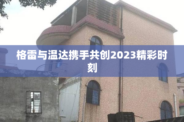 格雷与温达携手共创2023精彩时刻