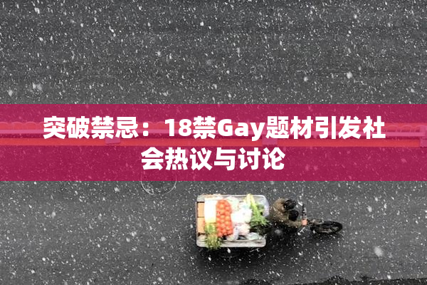 突破禁忌：18禁Gay题材引发社会热议与讨论