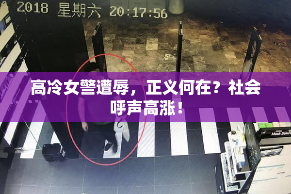 高冷女警遭辱，正义何在？社会呼声高涨！