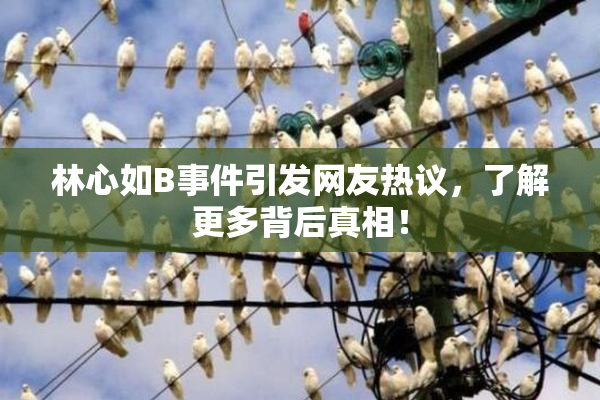 林心如B事件引发网友热议，了解更多背后真相！