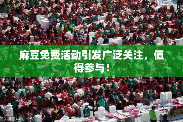 麻豆免费活动引发广泛关注，值得参与！