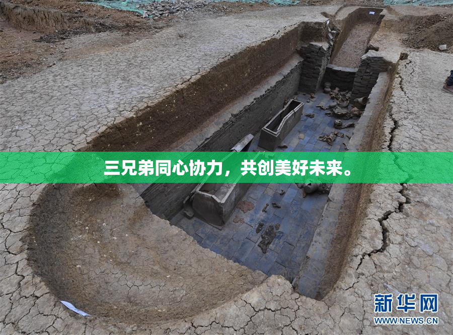 三兄弟同心协力，共创美好未来。