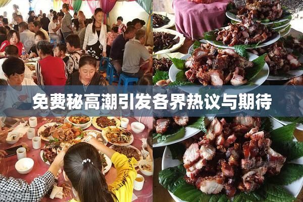 免费秘高潮引发各界热议与期待