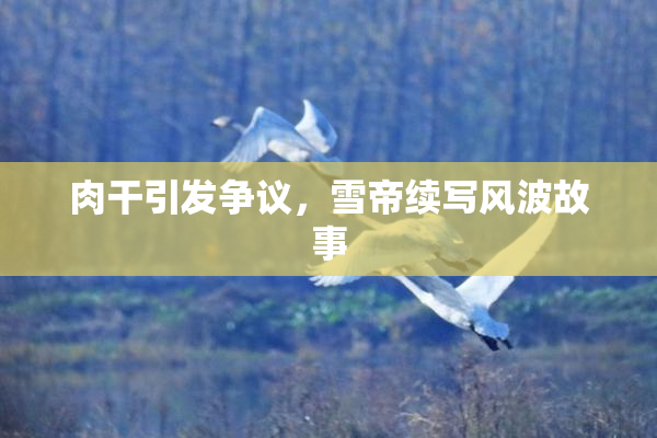 肉干引发争议，雪帝续写风波故事
