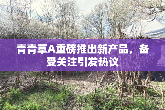 青青草A重磅推出新产品，备受关注引发热议