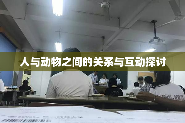 人与动物之间的关系与互动探讨