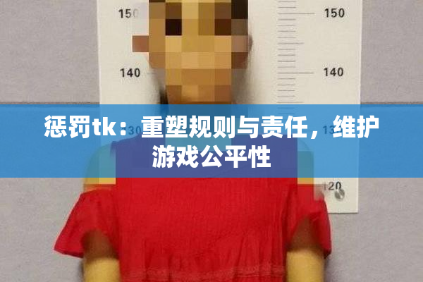 惩罚tk：重塑规则与责任，维护游戏公平性