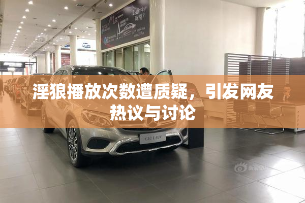 淫狼播放次数遭质疑，引发网友热议与讨论