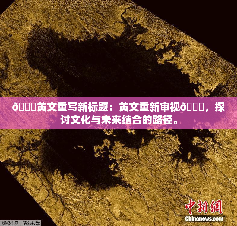 🔞黄文重写新标题：黄文重新审视🔞，探讨文化与未来结合的路径。