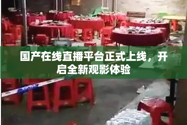 国产在线直播平台正式上线，开启全新观影体验