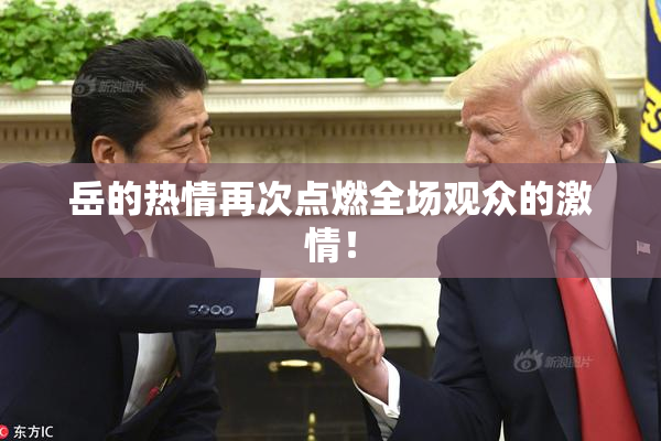 岳的热情再次点燃全场观众的激情！