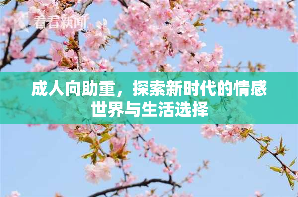 成人向助重，探索新时代的情感世界与生活选择