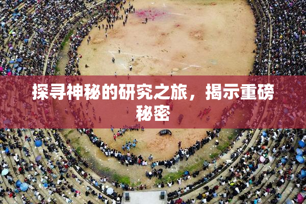 探寻神秘的研究之旅，揭示重磅秘密