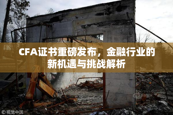 CFA证书重磅发布，金融行业的新机遇与挑战解析