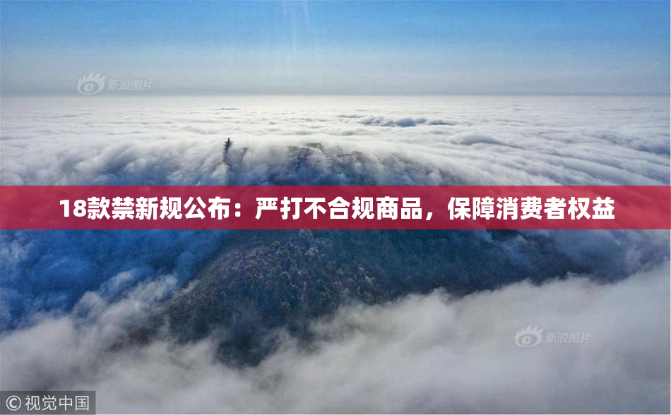 18款禁新规公布：严打不合规商品，保障消费者权益