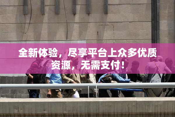 全新体验，尽享平台上众多优质资源，无需支付！