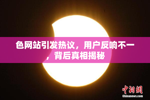 色网站引发热议，用户反响不一，背后真相揭秘