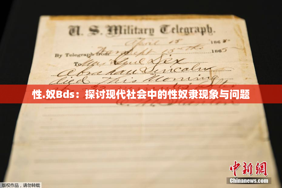 性.奴Bds：探讨现代社会中的性奴隶现象与问题