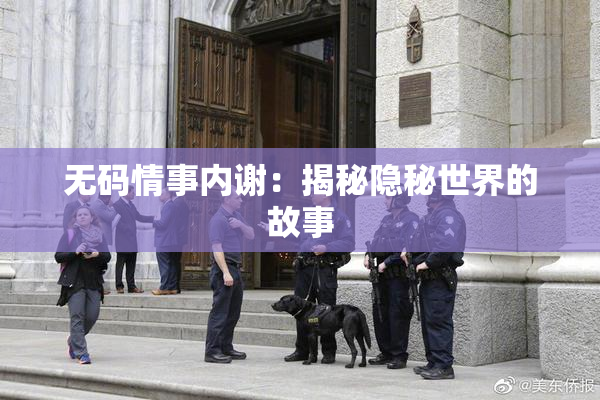 无码情事内谢：揭秘隐秘世界的故事