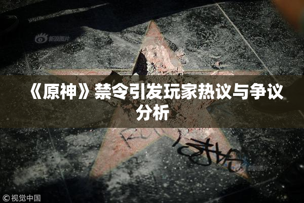 《原神》禁令引发玩家热议与争议分析