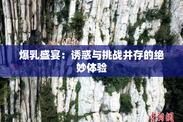 爆乳盛宴：诱惑与挑战并存的绝妙体验