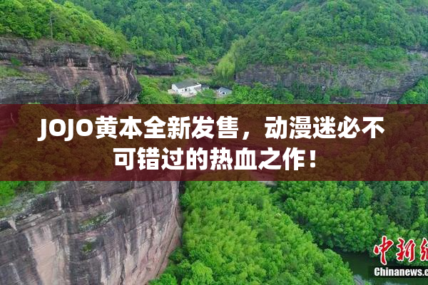 JOJO黄本全新发售，动漫迷必不可错过的热血之作！