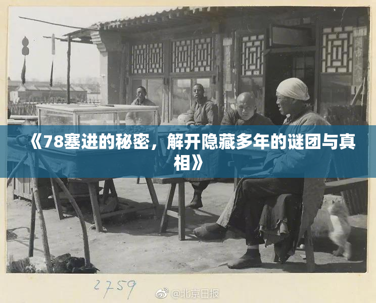 《78塞进的秘密，解开隐藏多年的谜团与真相》