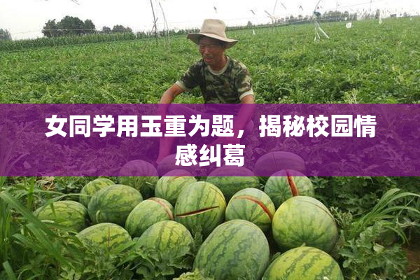 女同学用玉重为题，揭秘校园情感纠葛