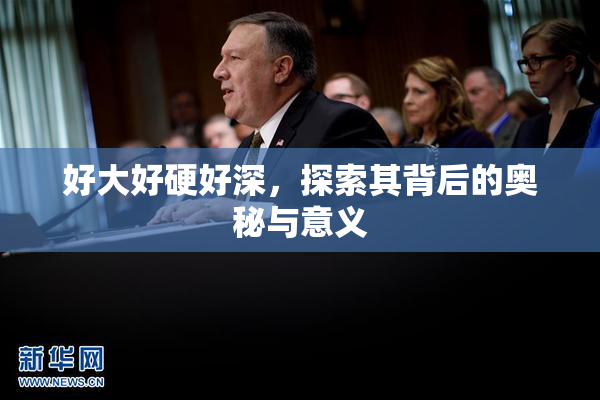 好大好硬好深，探索其背后的奥秘与意义