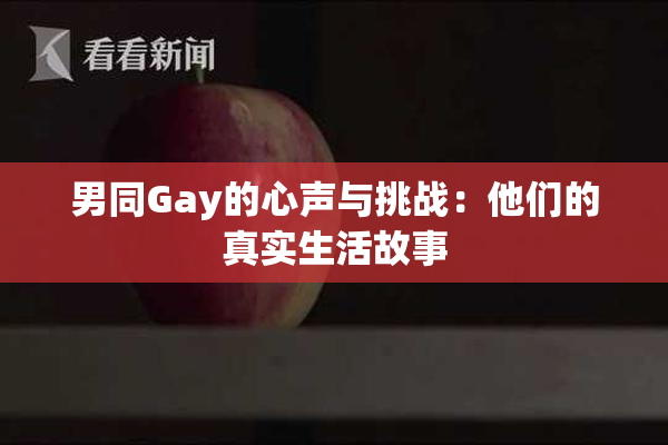 男同Gay的心声与挑战：他们的真实生活故事