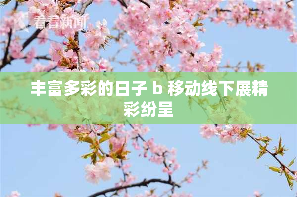 丰富多彩的日子 b 移动线下展精彩纷呈