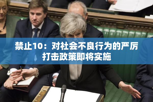 禁止10：对社会不良行为的严厉打击政策即将实施