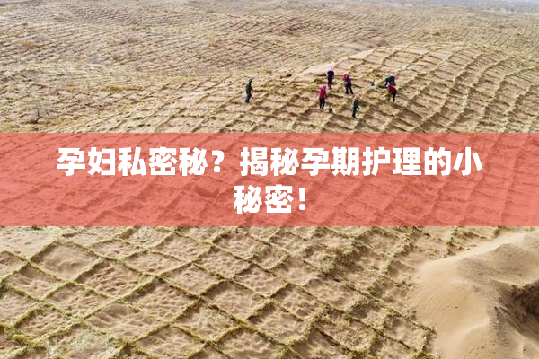 孕妇私密秘？揭秘孕期护理的小秘密！
