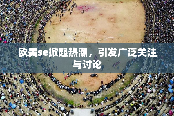 欧美se掀起热潮，引发广泛关注与讨论