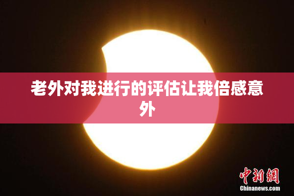 老外对我进行的评估让我倍感意外