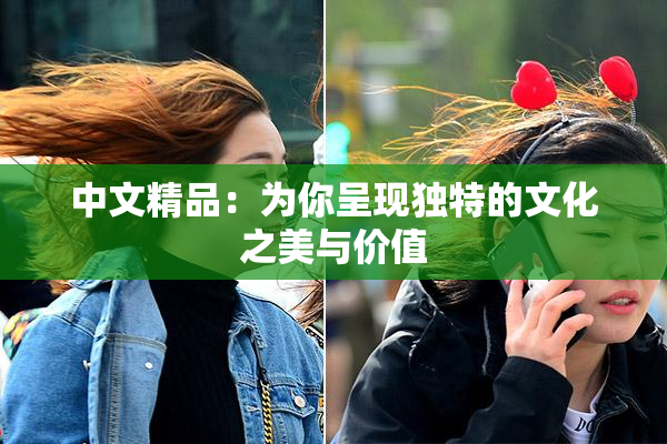 中文精品：为你呈现独特的文化之美与价值