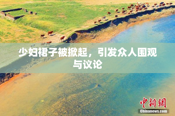 少妇裙子被掀起，引发众人围观与议论