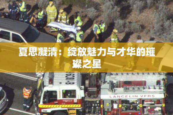夏思凝清：绽放魅力与才华的璀璨之星