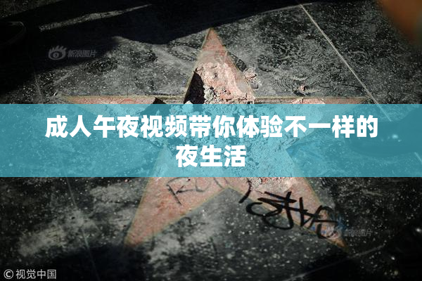 成人午夜视频带你体验不一样的夜生活