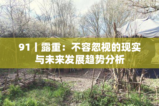 91丨露重：不容忽视的现实与未来发展趋势分析